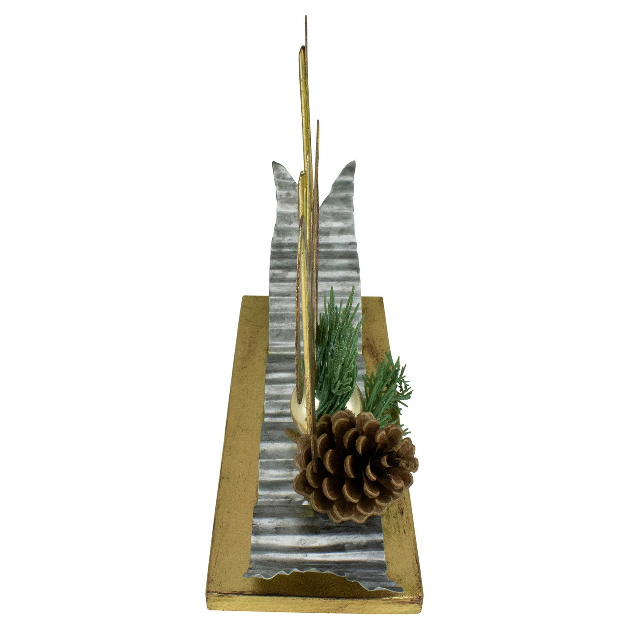 Northlight 11" Pine And Pine Cone "NOEL" Tabletop Christmas Decor - Image 2
