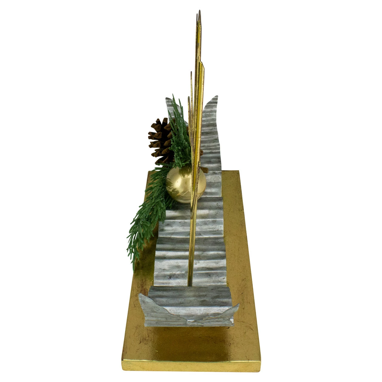Northlight 11" Pine And Pine Cone "NOEL" Tabletop Christmas Decor - Image 3