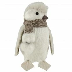 Northlight 8" Large Ivory Sisal Penguin Christmas Figure