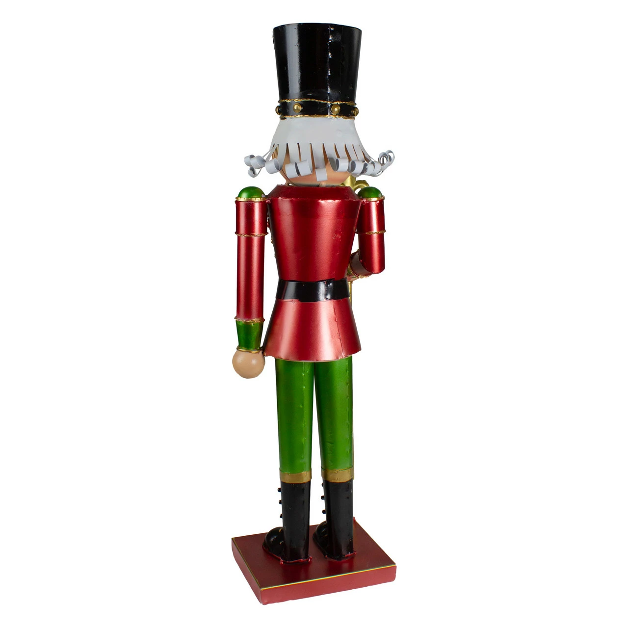 Northlight 23.75" Red And Green Metal Nutcracker Soldier Christmas Decoration - Image 4