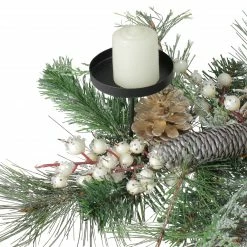 Northlight 24" Long Needle Pine And Berries Christmas Candle Holder 9 Northlight 24" Long Needle Pine And Berries Christmas Candle Holder -Northlight Shop northlight kji28176 4 42596.1664726381