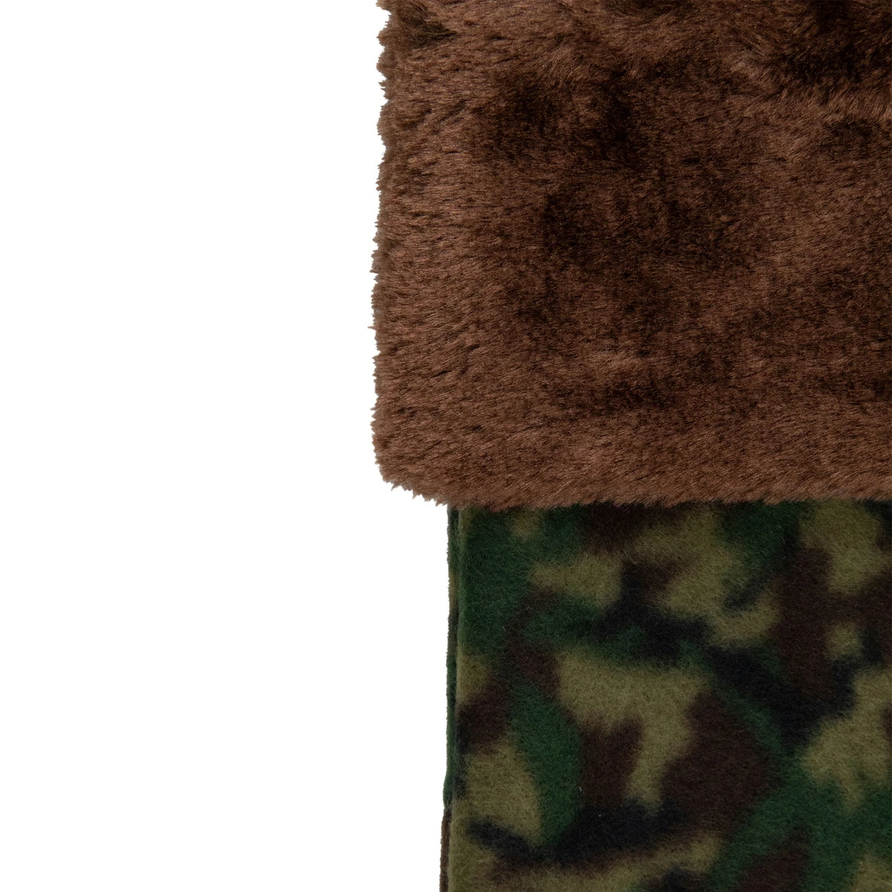 Northlight 19" Brown And Green Camouflage Christmas Stocking With Brown Cuff 3 Northlight 19" Brown And Green Camouflage Christmas Stocking With Brown Cuff - Image 3