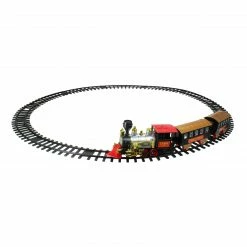 Northlight 17-Piece Battery Operated Lighted & Animated Classics Train Set With Sound