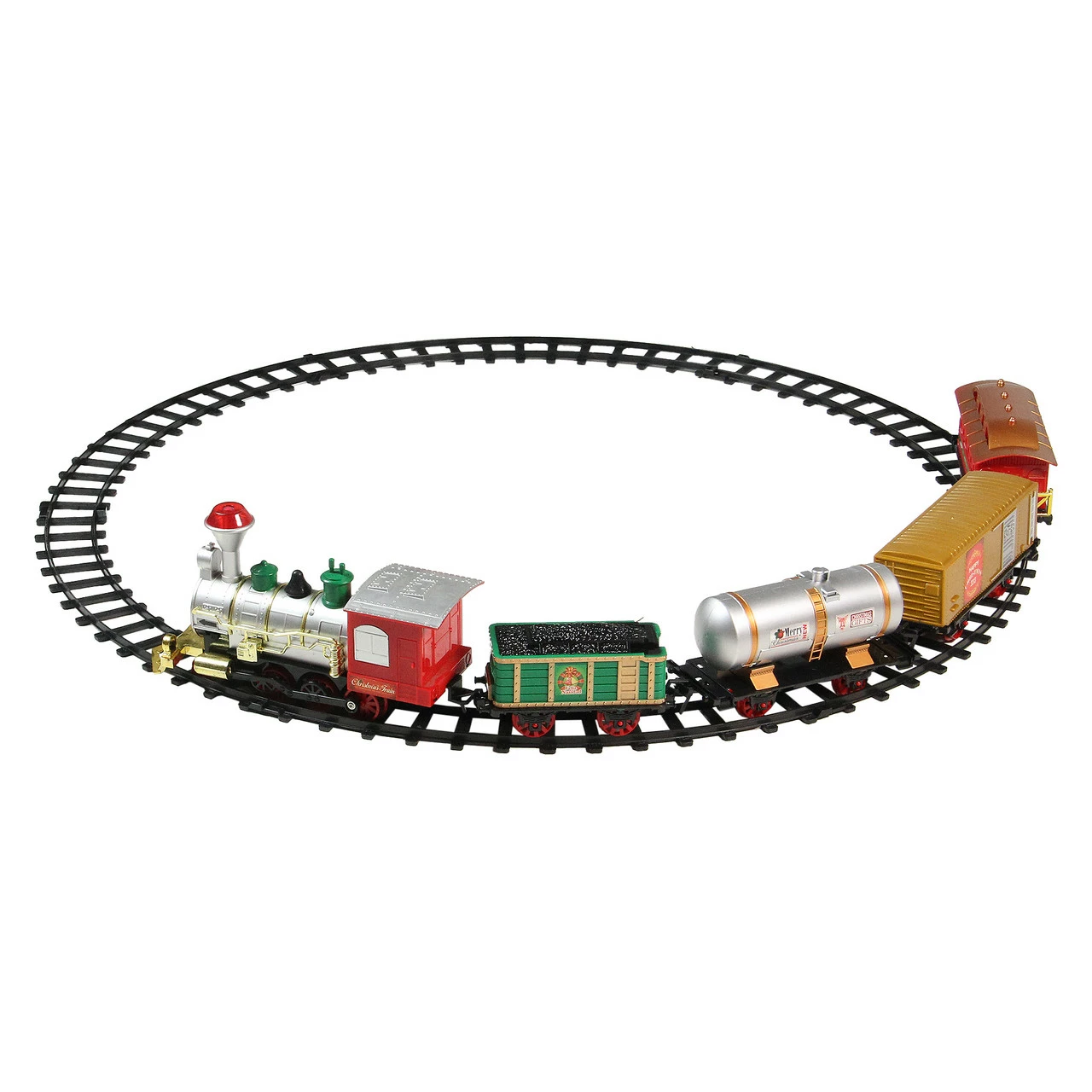 Northlight 17-Piece Battery Operated Lighted And Animated Christmas Express Train Set With Sound - Image 3