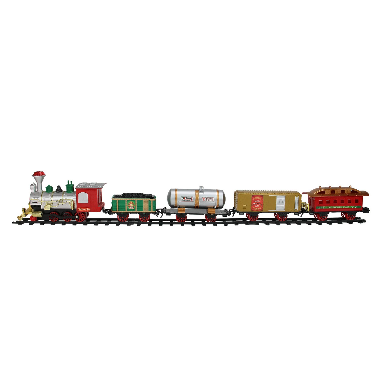 Northlight 17-Piece Battery Operated Lighted And Animated Christmas Express Train Set With Sound - Image 2