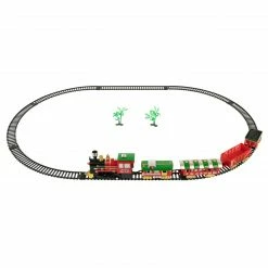 Northlight 21pc Red Battery Operated Lighted And Animated Classic Train Set