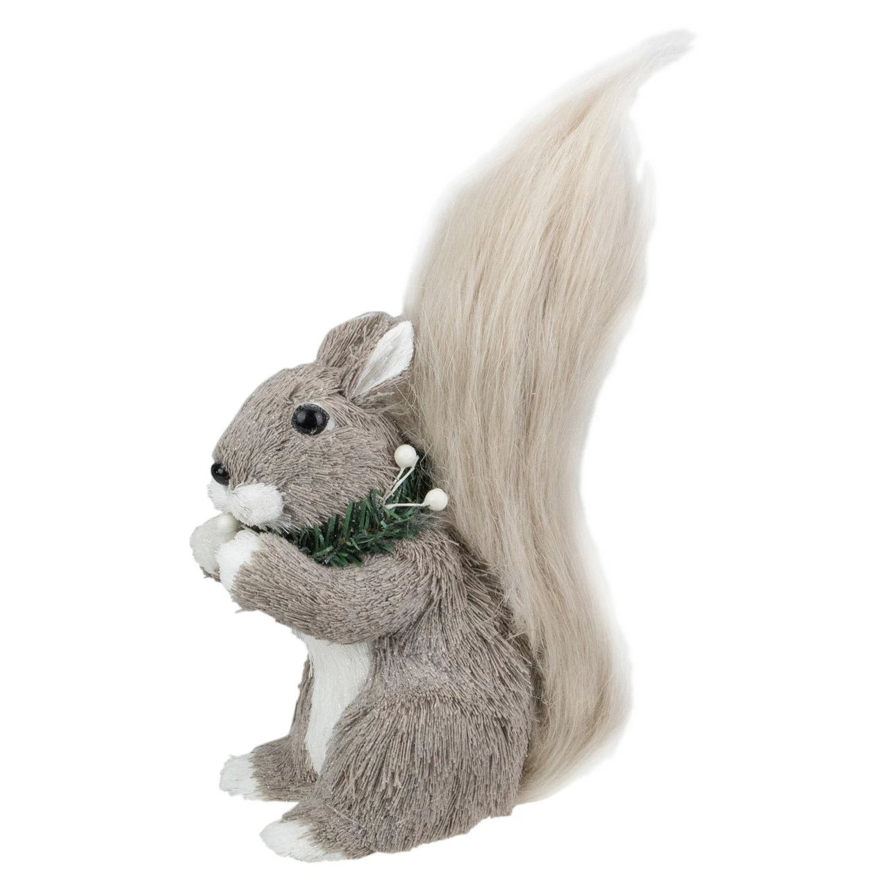 Northlight 12" Standing Squirrel With Neck Wreath Christmas Figure 1 Northlight 12" Standing Squirrel With Neck Wreath Christmas Figure
