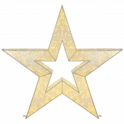 Northlight 6ft Lighted Commercial Grade LED Star Christmas Display Decoration