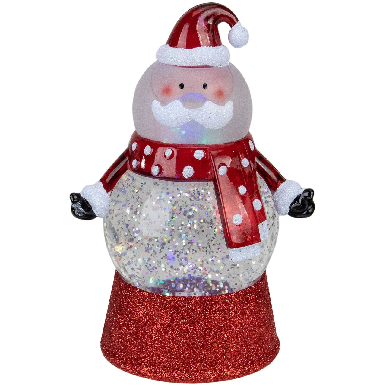 Northlight 5.75 LED Lighted Santa Claus Christmas Snow Globe 1 Northlight 5.75 LED Lighted Santa Claus Christmas Snow Globe