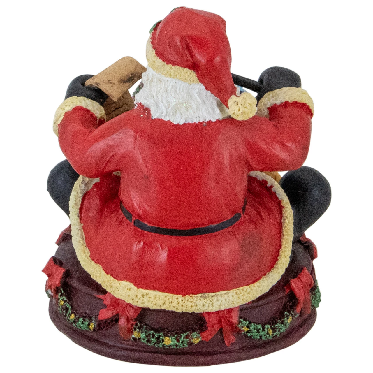 Northlight 5.75" Musical Santa Claus Checking His List Christmas Figure - Image 5