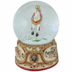Northlight 5.5" Musical Carousel Horse Christmas Snow Globe 8 Northlight 5.5" Musical Carousel Horse Christmas Snow Globe -Northlight Shop northlight pm92412 1 50465.1665610435