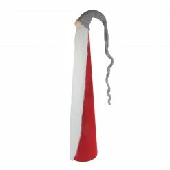 Alternative view of Northlight 32.5" Red And Gray Cone Gnome Christmas Decor