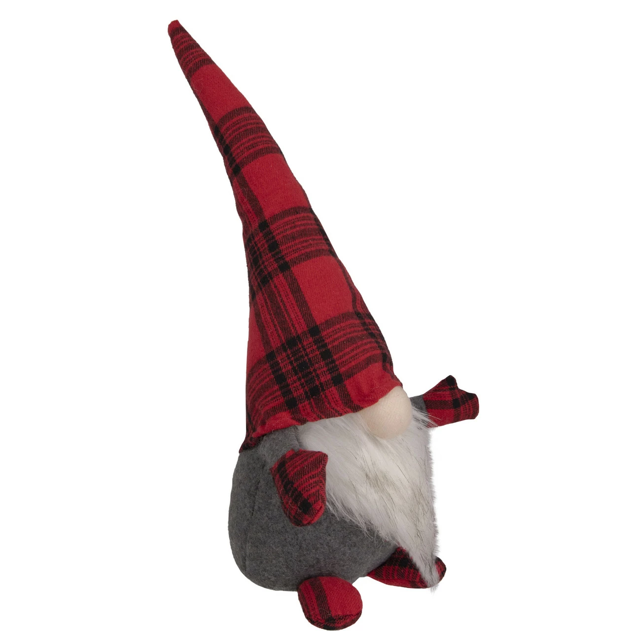 Northlight 13" Red And Black Plaid Gnome Christmas Figure 2 Northlight 13" Red And Black Plaid Gnome Christmas Figure - Image 2