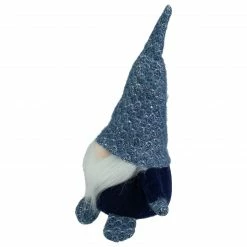 Alternative view of Northlight 10.5" Royal Blue Knit Gnome Christmas Figure