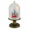 Northlight 13.5" LED Lighted Snowing Musical Retro Truck Under Cloche Christmas Decoration