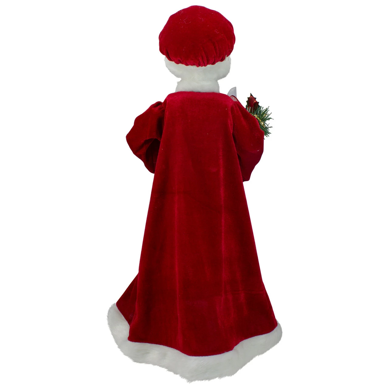 Northlight 24-Inch Animated Mrs. Claus With Lighted Candle Musical Christmas Figure - Image 5