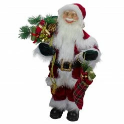 Northlight 2' Standing Santa Christmas Figure With Presents