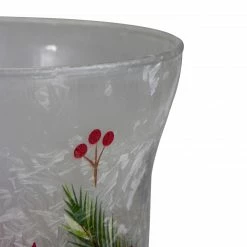 Northlight 4" Hand Painted Christmas Cardinal And Pine Flameless Glass Candle Holder 8 Northlight 4" Hand Painted Christmas Cardinal And Pine Flameless Glass Candle Holder -Northlight Shop northlight se90034 3 40291.1604023641