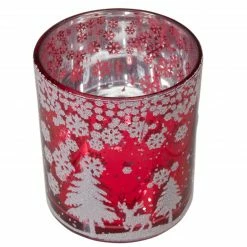 Northlight 3" Red And Shiny Silver Deer In Winter Woods Flameless Glass Candle Holder 7 Northlight 3" Red And Shiny Silver Deer In Winter Woods Flameless Glass Candle Holder -Northlight Shop northlight se90054 2 48894.1605147744