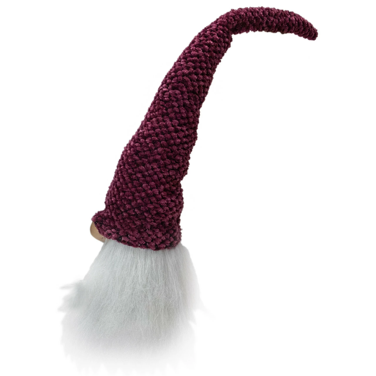 Northlight 15" Purple Plum And White Gnome Head Christmas Tabletop Decor 2 Northlight 15" Purple Plum And White Gnome Head Christmas Tabletop Decor - Image 2
