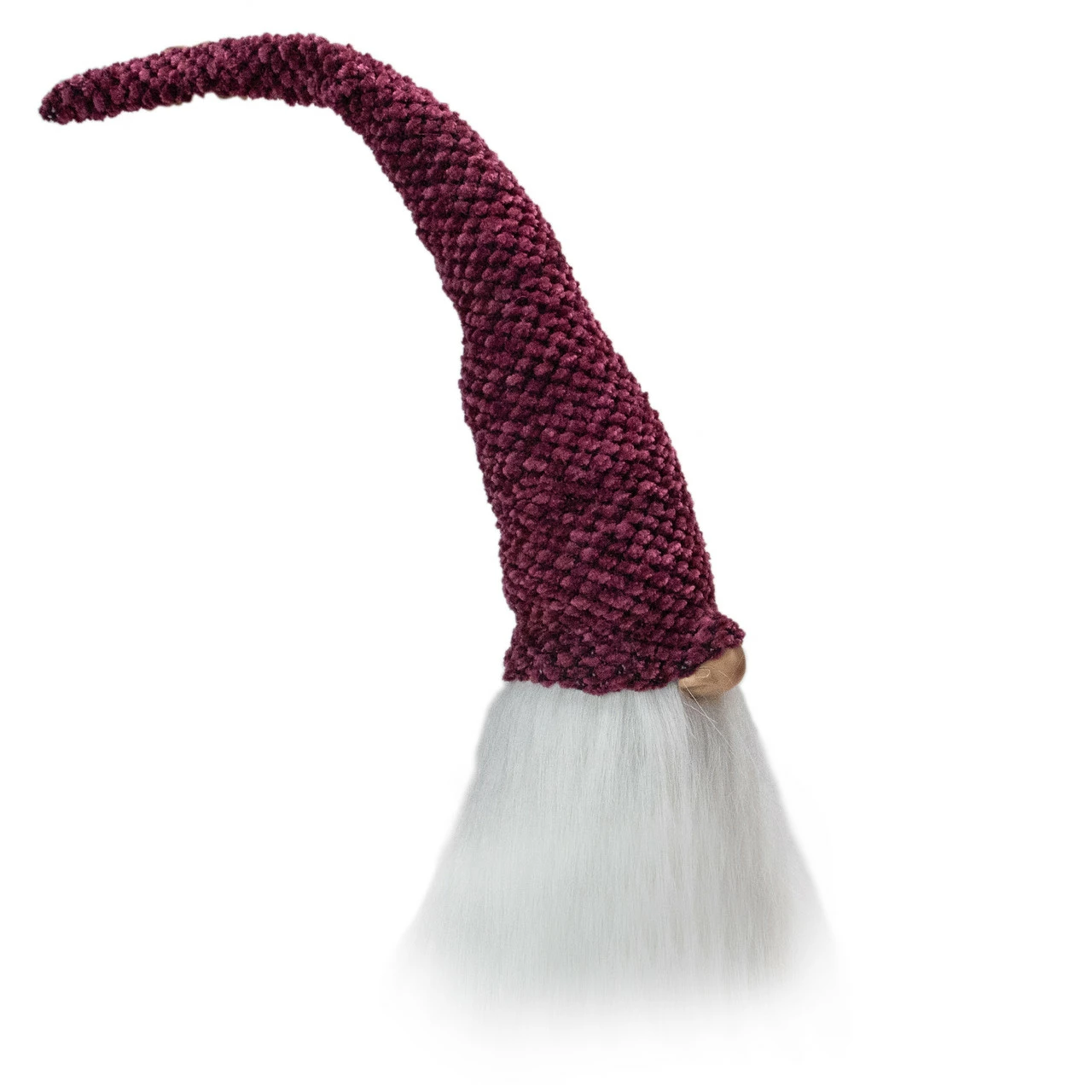 Northlight 15" Purple Plum And White Gnome Head Christmas Tabletop Decor 3 Northlight 15" Purple Plum And White Gnome Head Christmas Tabletop Decor - Image 3