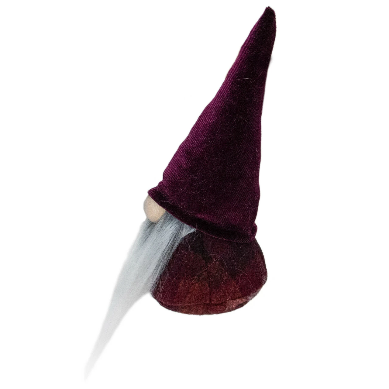 Northlight 9" Purple Plum Standing Gnome Christmas Tabletop Decor 2 Northlight 9" Purple Plum Standing Gnome Christmas Tabletop Decor - Image 2