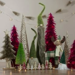 Alternative view of Northlight 14" Green And Gray Christmas Gnome Figure