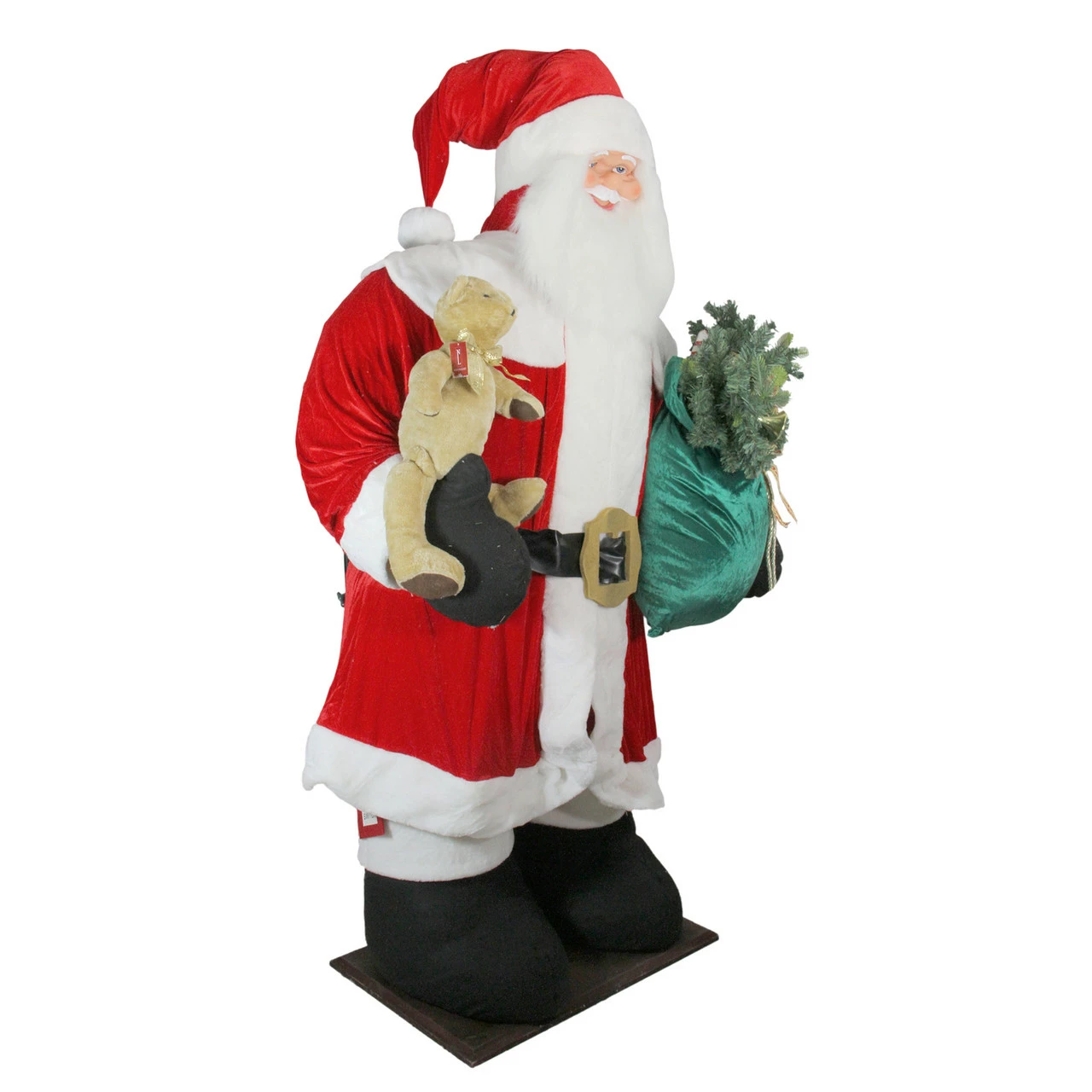 Northlight 8' Red And White LED Lighted Musical Inflatable Santa Claus Christmas Figurine - Image 2