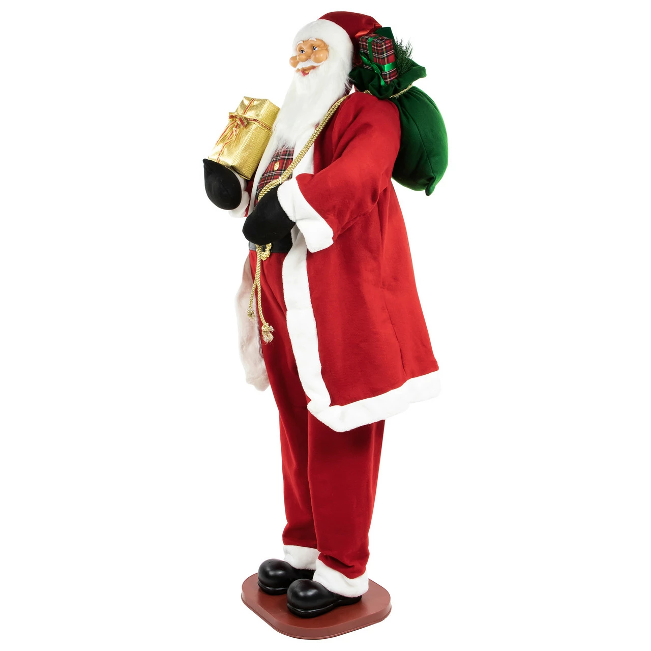 Northlight 72" Country Santa Claus Standing Christmas Figure - Image 2
