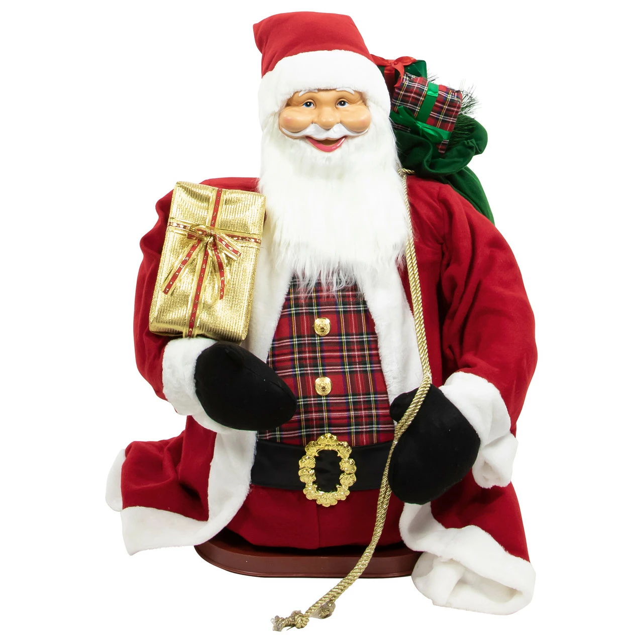Northlight 72" Country Santa Claus Standing Christmas Figure - Image 5