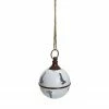 Northlight 7" White Metal Jingle Bell Hanging Christmas Decoration