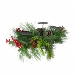 Northlight 32" Iced Mixed Pine, Berries And Pine Cones Christmas Pillar Candle Holder 6 Northlight 32" Iced Mixed Pine, Berries And Pine Cones Christmas Pillar Candle Holder -Northlight Shop northlight vm26551 1 52920.1588355767