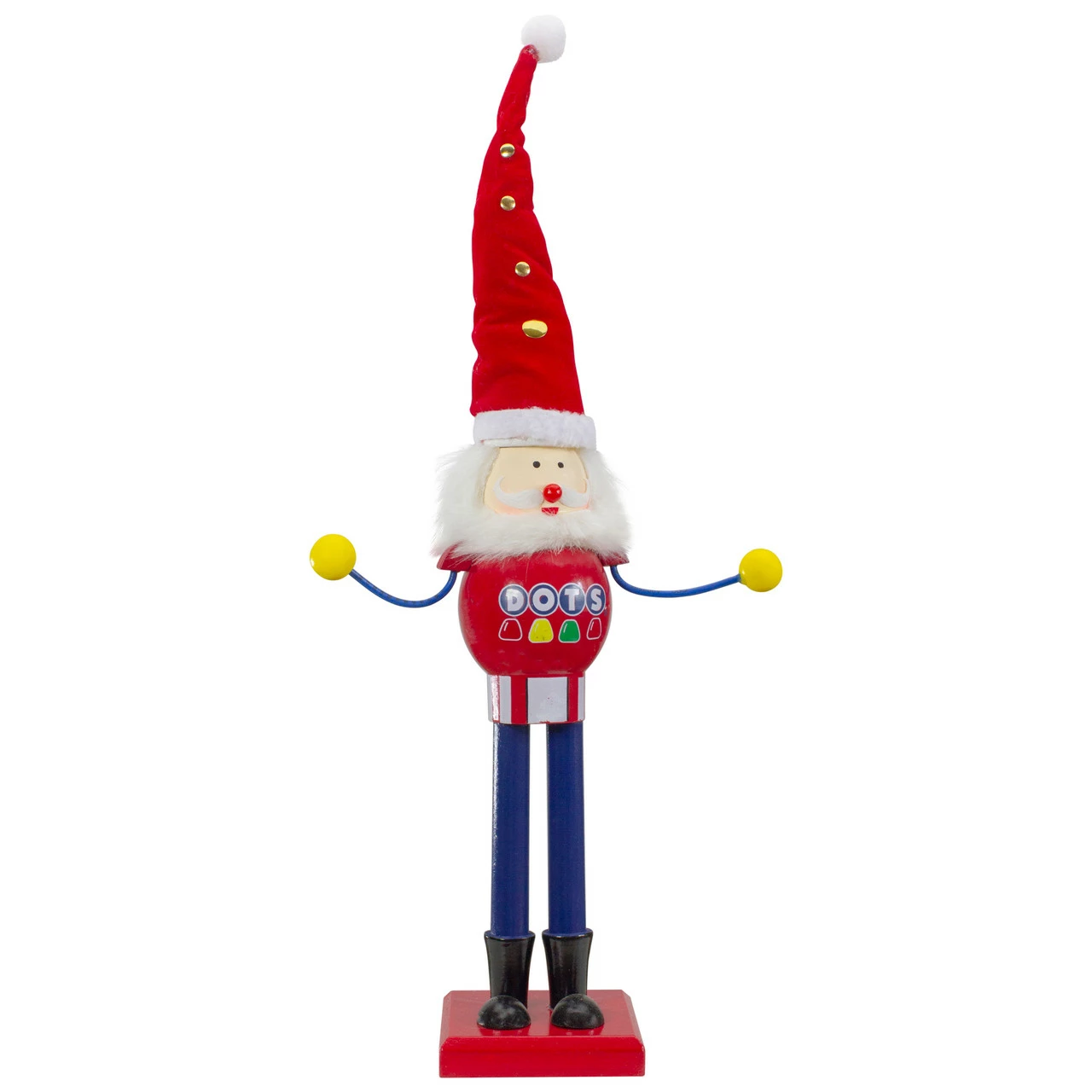 Northlight 16.75" Red And Blue Dots Christmas Nutcracker Figurine - Image 4