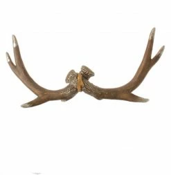 Raz 16" Brown Reindeer Antler Glitter Mantle Tabletop Decor