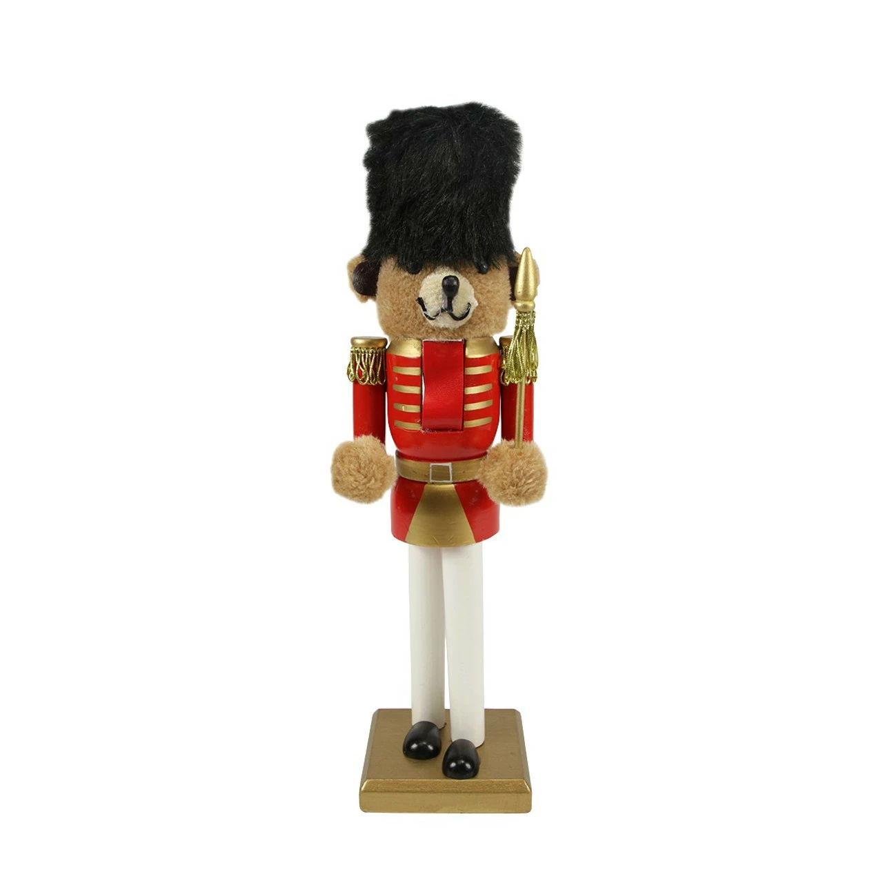 Nutcracker Factory 14" Red And Gold Soldier Nutcracker Christmas Table Top Decor - Image 2