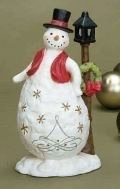 Roman 'Tis The Season Battery Operated LED Lighted Snowman Christmas Figure 11"