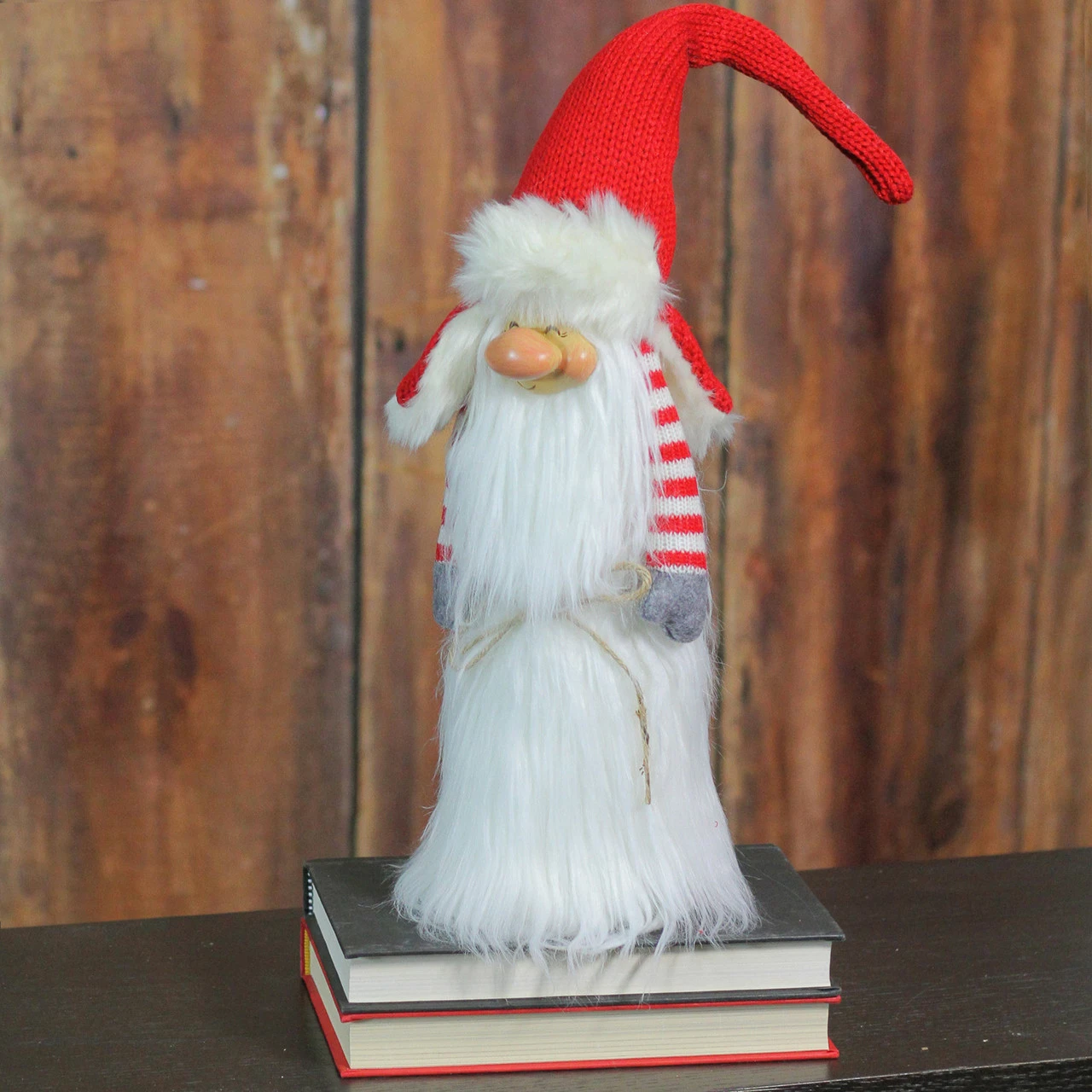 Northlight 22” White And Red Slim Santa Gnome Christmas Tabletop Decor 3 Northlight 22” White And Red Slim Santa Gnome Christmas Tabletop Decor - Image 3