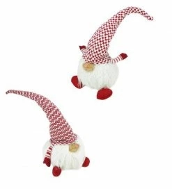 Northlight 2-Piece Red And White "Cheerful Charlie & Chipper Chester” Christmas Santa Gnome 25”