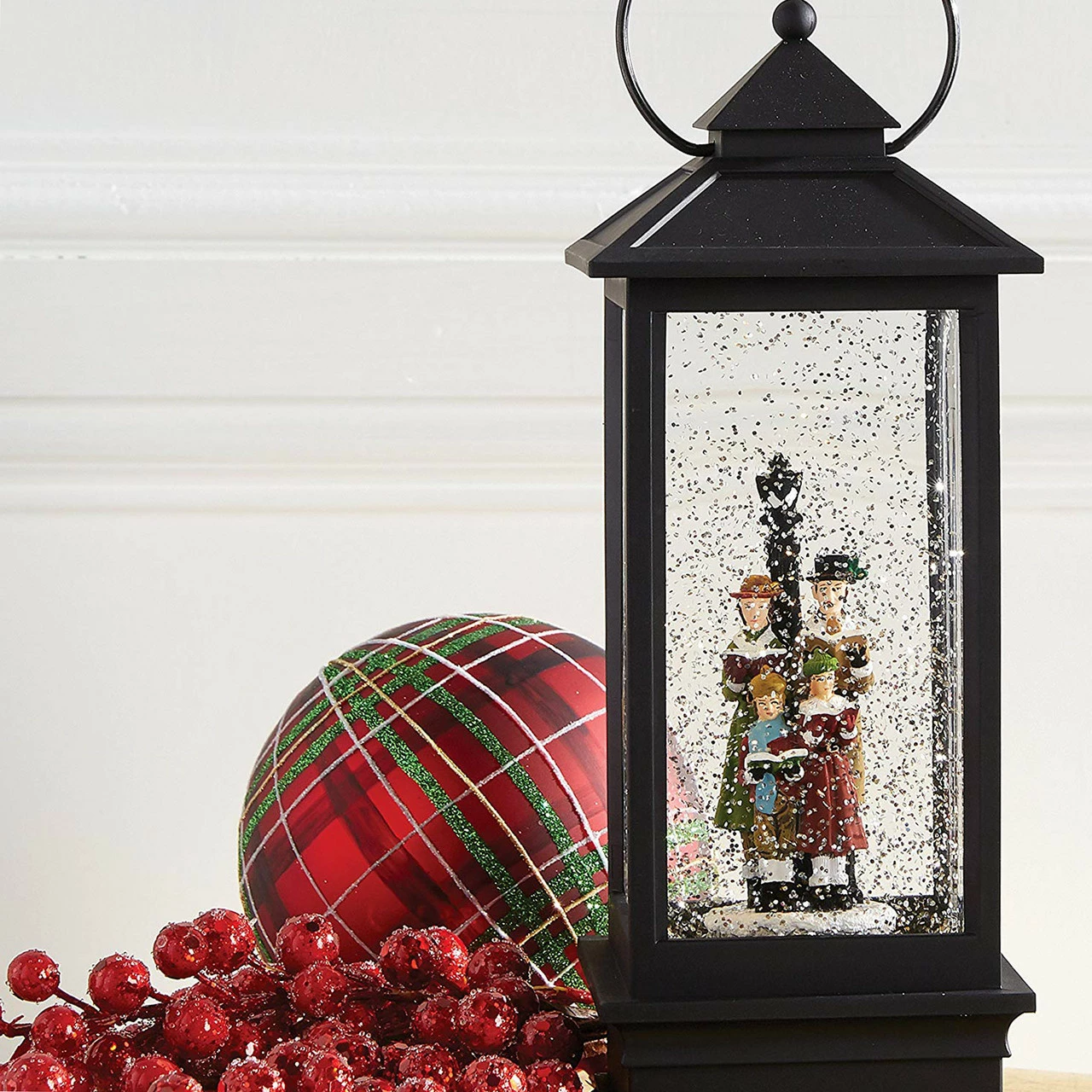 Raz 12.5" Christmas Carolers Water Lantern Table Top Christmas Decoration - Image 2