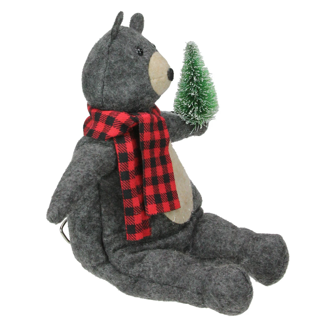 Roman 7" Wind-Up Musical Animated Bear Tabletop Christmas Decoration - Image 2