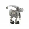 Northlight 20" Gray And White Standing Moose Christmas Tabletop Figurine