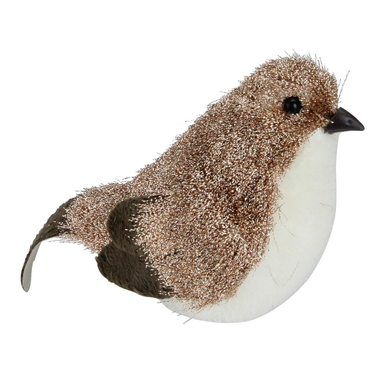 Northlight 6.25" Brown And White Bird Christmas Figure Tabletop Decor - Image 2