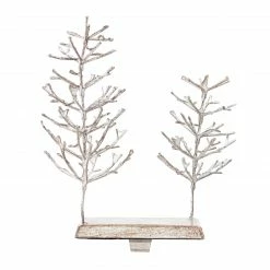 Allstate 9" Distressed Brown Elegant Twig Tree Decorative Christmas Stocking Holder